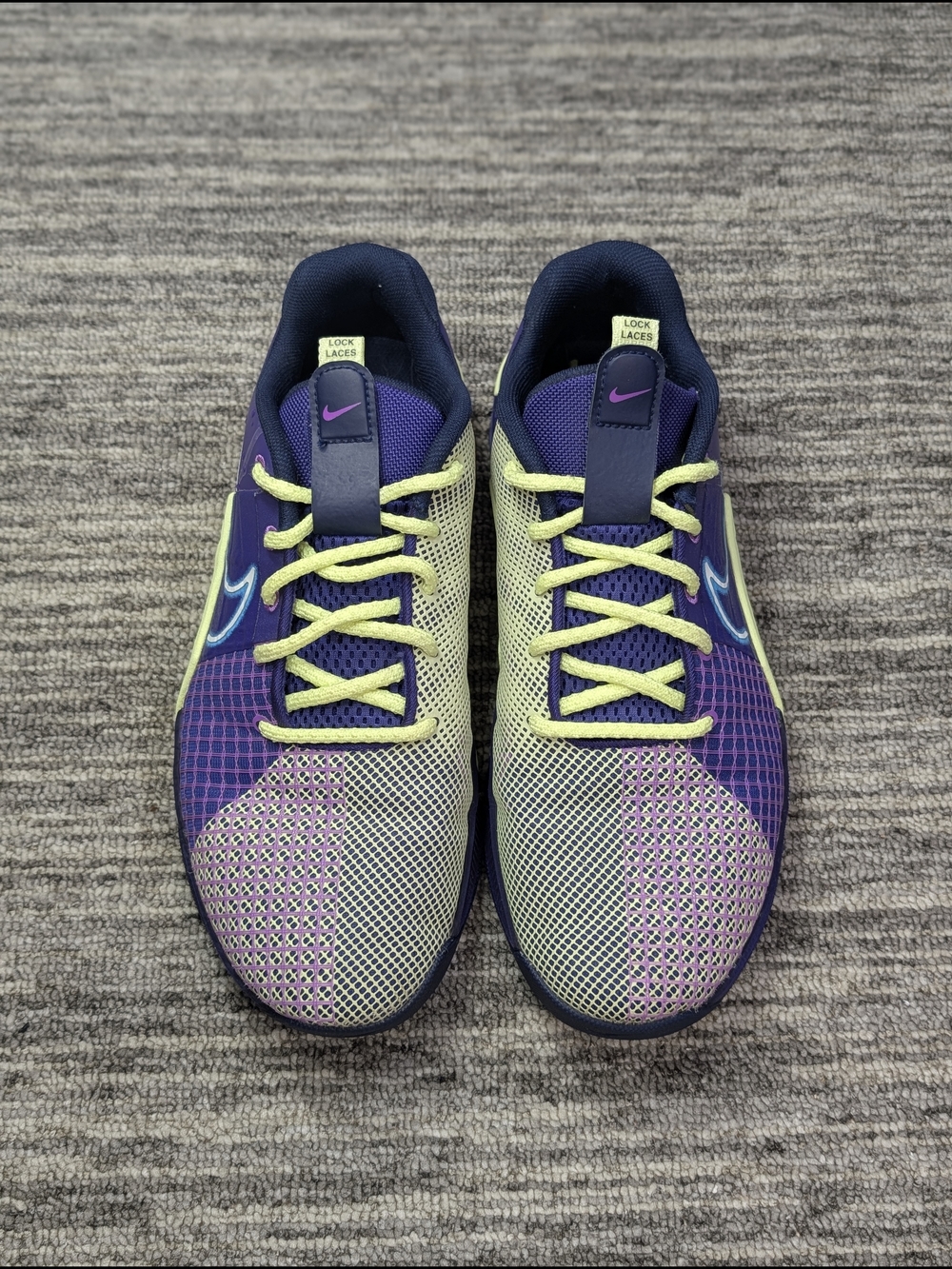 Men's Nike Metcon 8 AMP - Purple/Green - Size 10 MEN DV1206-500 - Picture 7 of 9